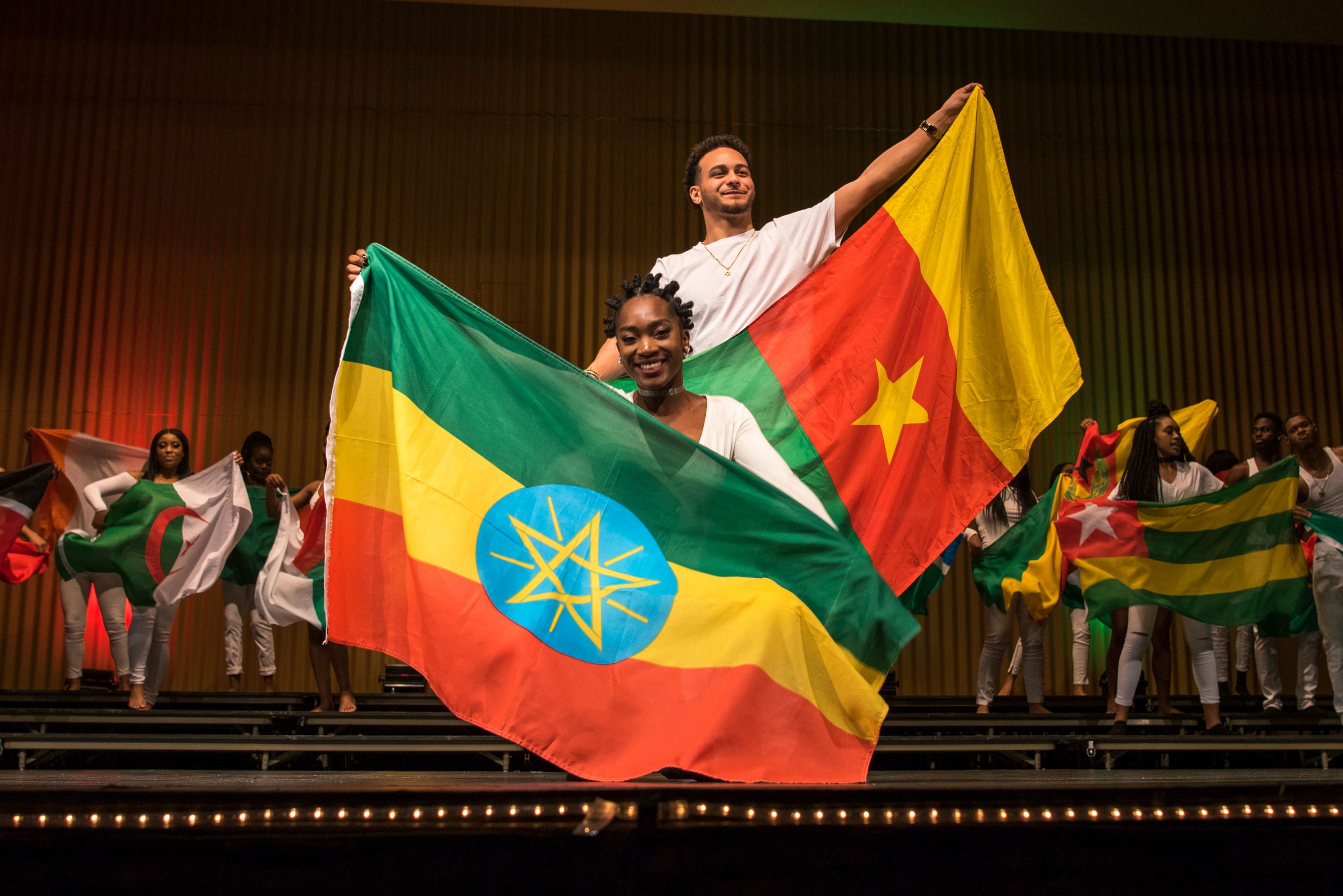 The UConn African Student Association presents a fashion and cultural show, "Road to Zion", in the Jorgensen Center for Performing Arts